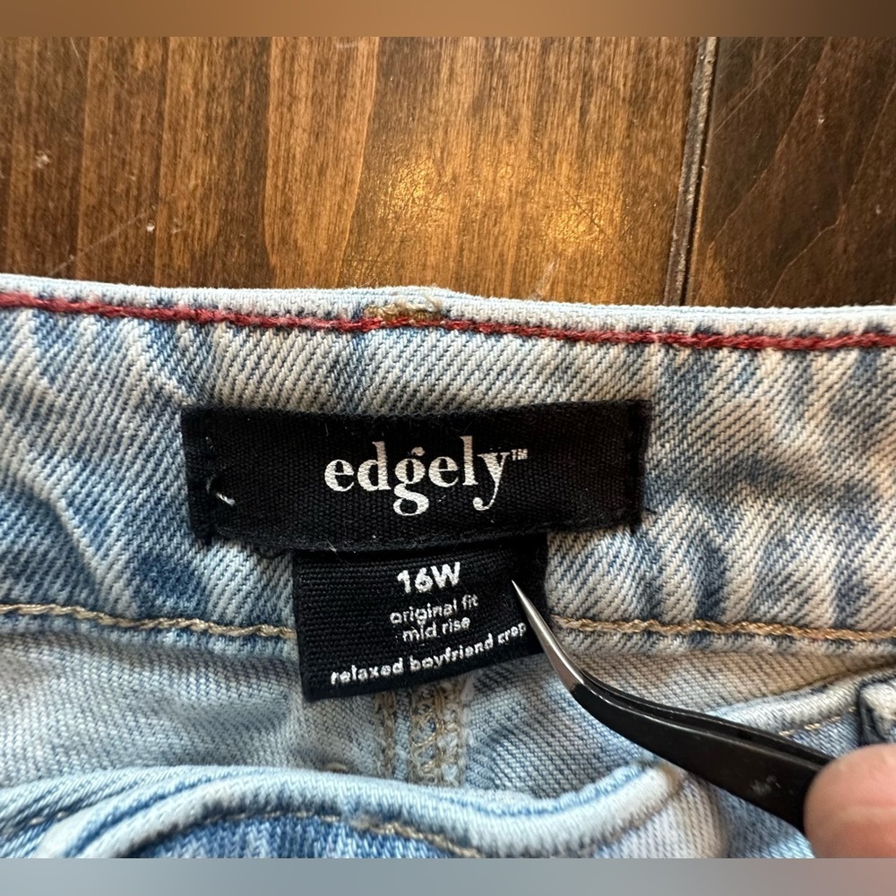 Edgely Light Blue Denim Distressed Jeans - Picture 3 of 9